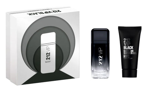 Carolina Herrera 212 VIP Black 2PC Gift Set EDP Masculino 100ml